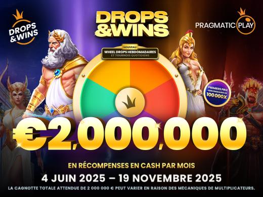 Pragmatic Play : Drops & Wins